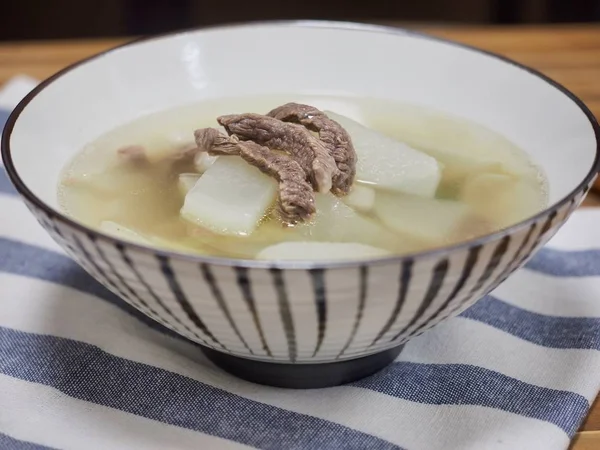 Korean food Beef radish soup