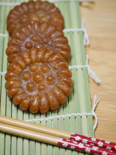 Korejské Tradiční Sladkosti Yakgwa Honey Cookie — Stock fotografie