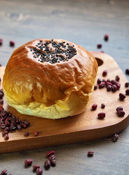 red bean bread and  Sweet pumpkin sikhye