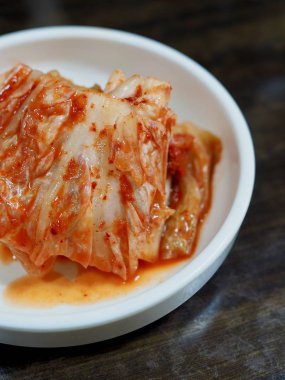 Kore yemeği taze kimchi