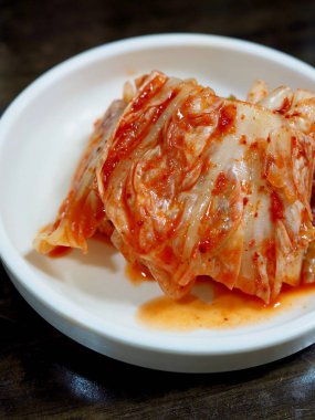 Kore yemeği taze kimchi