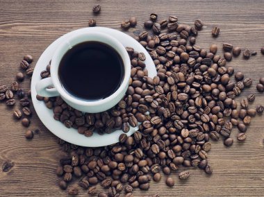 kahve ve kahve çekirdekleri
