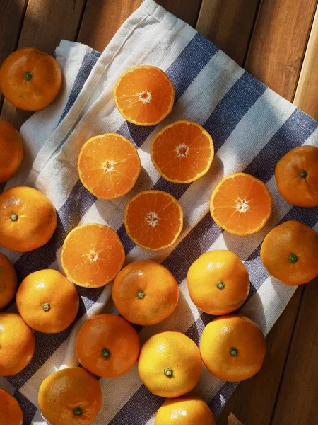 新鮮な韓国のフルーツ済州柑橘類 みかん みかん — ストック写真