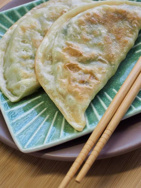 Asian Food Fried Dumplings — Stock Photo, Image