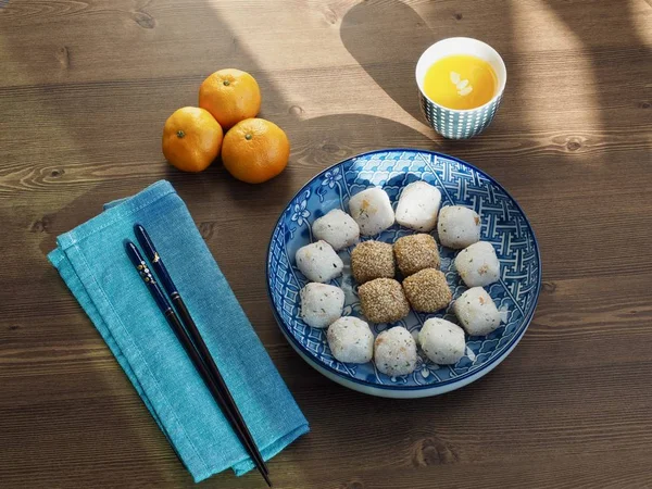  Asya gıda susam yapışkan pirinç kek ve pirinç ballcake 