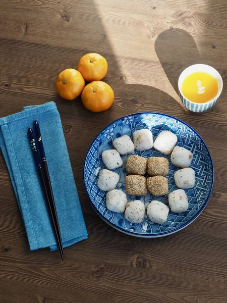  Asya gıda susam yapışkan pirinç kek ve pirinç ballcake 