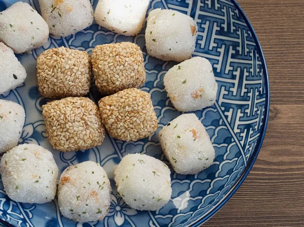  Asya gıda susam yapışkan pirinç kek ve pirinç ballcake 