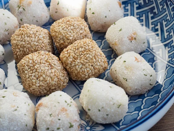  Asya gıda susam yapışkan pirinç kek ve pirinç ballcake 