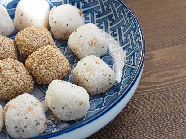  Asya gıda susam yapışkan pirinç kek ve pirinç ballcake 