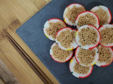 Kore geleneksel şeker, pirinç çerez 