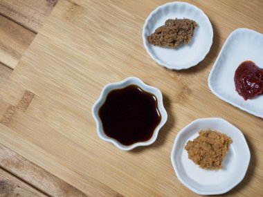 Korece sosu Soya Yapıştır, kırmızı biber macun, soya sosu