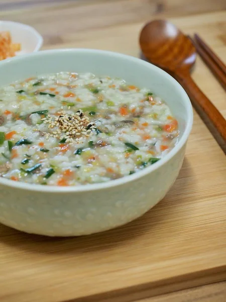 Корейська Кухня Яловичини Овочів Рисової Каші — стокове фото