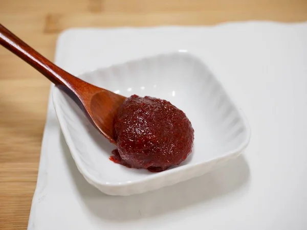 韓国ソース コチュジャン赤唐辛子のタレします — ストック写真