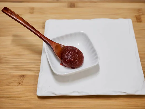 Πηγές Κορέας Πάστα Από Κόκκινη Πιπεριά Πιπέρι Κόκκινο Πάστα Σάλτσα — Φωτογραφία Αρχείου