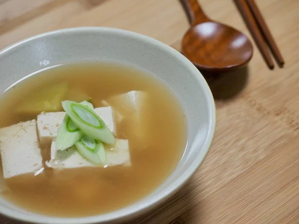 Comida Asiática Miso Sopa —  Fotos de Stock