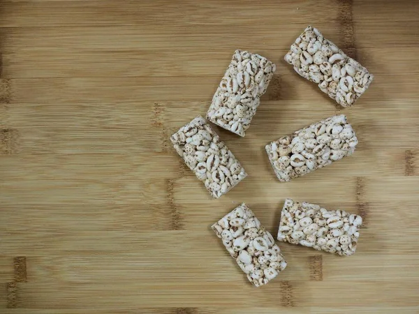 Galletas Coreanas Arroz Cebada Con Leche Arroz Hinchado — Foto de Stock