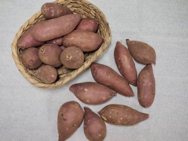 sepet içinde tatlı patates