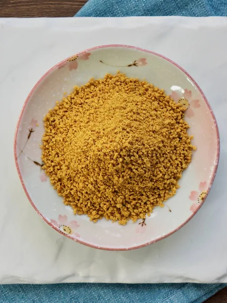 Yellow Curry Powder Plate — Stock Photo, Image