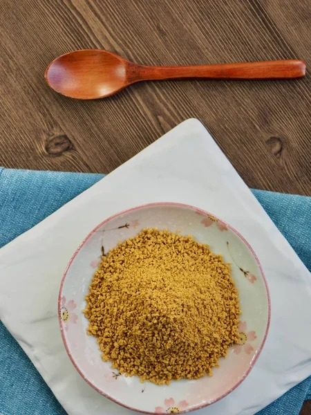 Polvo Curry Amarillo Plato —  Fotos de Stock