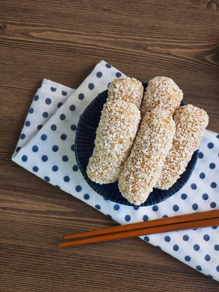 Koreanische Traditionelle Plätzchen Yugwa Und Sikhye Hangwa — Stockfoto