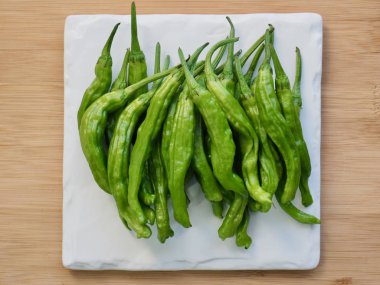 Kore sebze yeşil biber