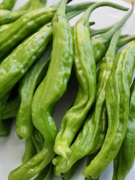 Verduras Coreanas Pimienta Verde —  Fotos de Stock
