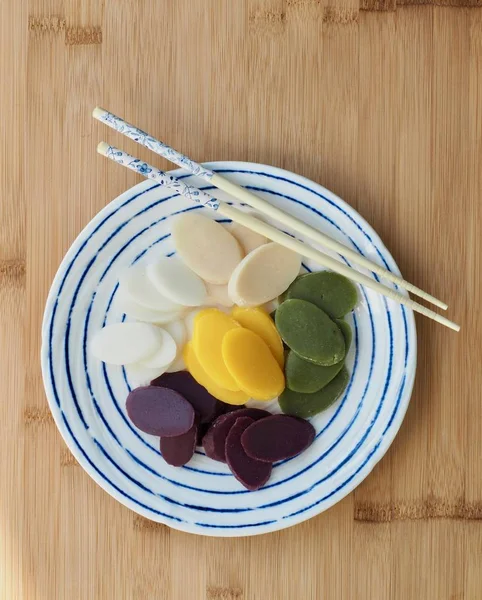 Korean food, Five colors Bar rice cake