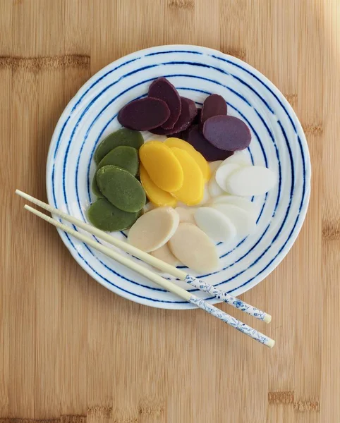 Korean food, Five colors Bar rice cake