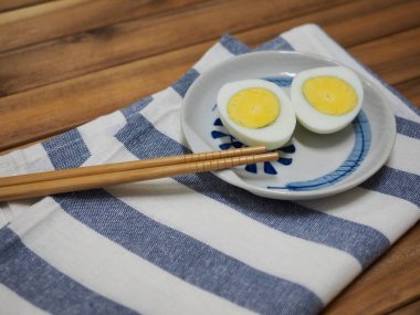 Asya gıda yumurta haşlanmış
