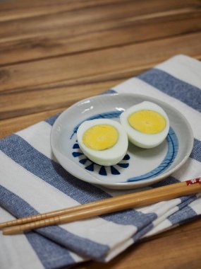 Asya gıda yumurta haşlanmış
