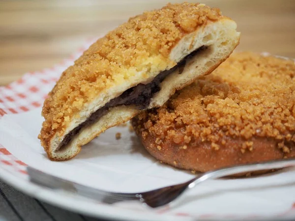 Comida Asiática Fried Sovoro Bread —  Fotos de Stock