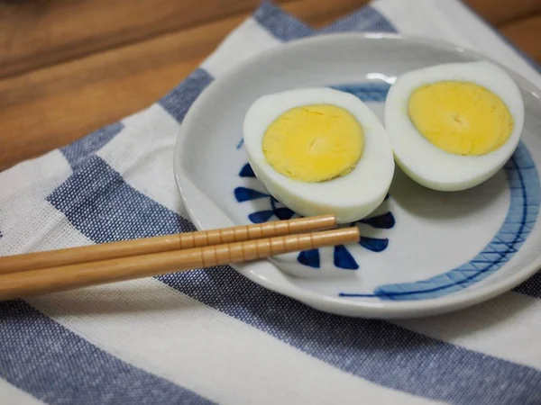 Comida Asiática Huevo Hervido — Foto de Stock