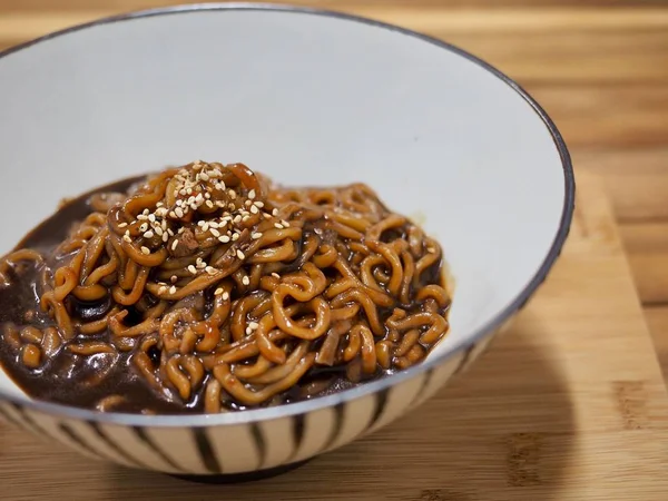 Nourriture Coréenne Instant Jajangmyeon — Photo