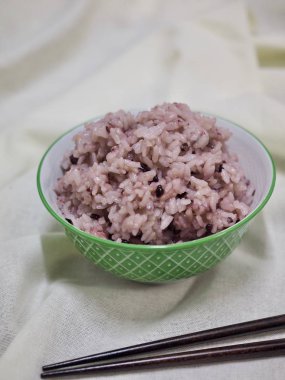 Asya gıda siyah pirinç