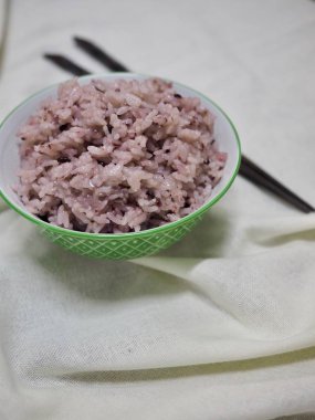 Asya gıda siyah pirinç