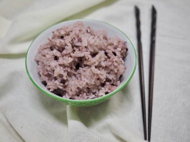 Asya gıda siyah pirinç