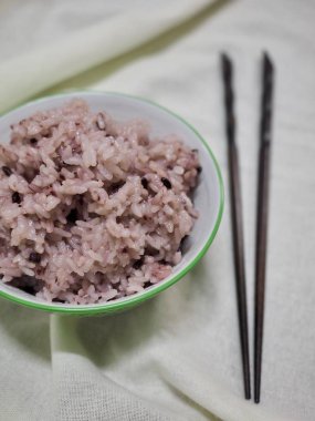 Asya gıda siyah pirinç