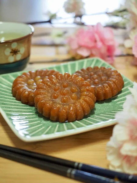 Korean Traditional Sweets Yakgwa Honey Cookie — Stock Photo, Image