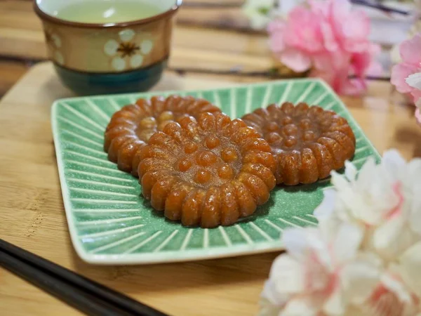 Doces Tradicionais Coreanos Yakgwa Cookie Mel — Fotografia de Stock