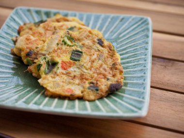 Korece tarzı gözleme, sebze, köfte