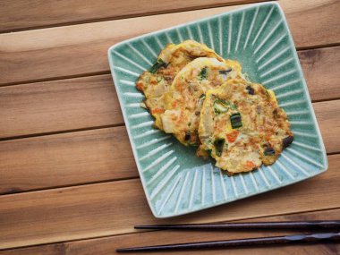 Korece tarzı gözleme, sebze, köfte