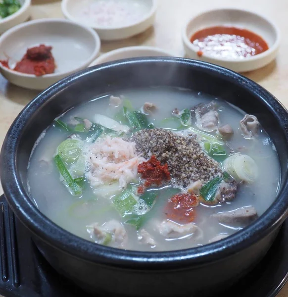 Sup Sundae Makanan Korea Sundae Gukbap — Stok Foto