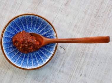 Kore Geleneksel Kaynakları Ssamjang, baharatlı soya sosu