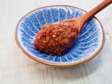 Kore Geleneksel Kaynakları Ssamjang, baharatlı soya sosu