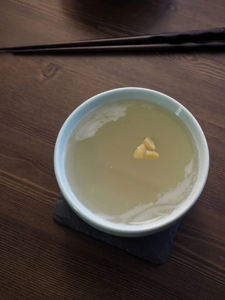 Korejské Tradiční Nápoj Sikhye Sweetricedrink Hangwa — Stock fotografie