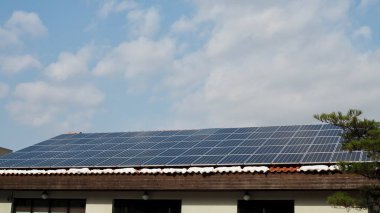 Güneş panelleri ile Güney Kore daire