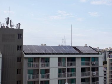 Güneş panelleri ile Güney Kore daire