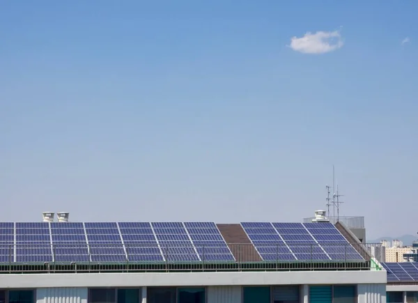 Lägenhet Sydkorea Med Solpaneler — Stockfoto