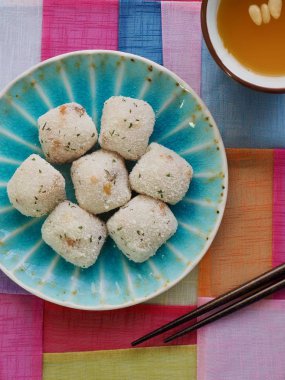 Asya gıda gyeongdan, pirinç ballcake ve tatlı kabak sikhye