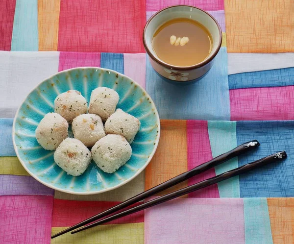 Asya Gıda Gyeongdan Pirinç Ballcake Tatlı Kabak Sikhye — Stok fotoğraf